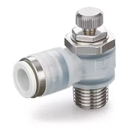 SMC AS-FPG Series Threaded Speed Controller, R 1/4 Male Inlet Port x 8 mm Tube Outlet Port, AS2201FPG-02-08-image-24