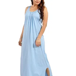 Inner Beats Women Pack Of 2 Multicoloured Cotton Blend Nightdress-picture-14
