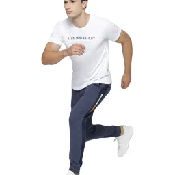 ALCIS Navy Cotton Slim Fit Joggers image 5