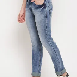 Duke Blue Slim Fit Heavily Washed Jeans image 3