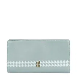 Baggit Blue Printed Bi-Fold Wallet for Women-image-60