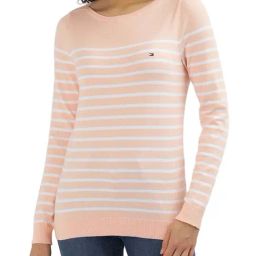 Tommy Hilfiger Orange Stripes Regular Fit Sweater-picture-48