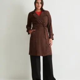Cover Story Brown Trench Coat-picture-19