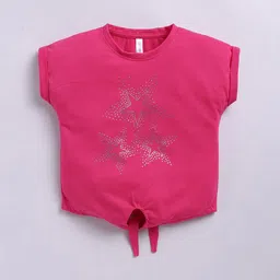 giniekids Embellished Print Extended Sleeves Cotton Top-picture-14