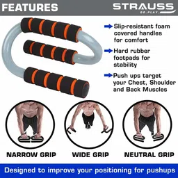 STRAUSS Anti-Skid Push Up Bar image 4
