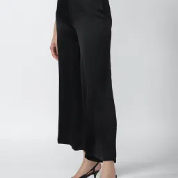 Van Heusen Black Mid Rise Palazzos image 3