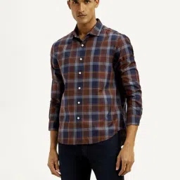 Levi's Multicolored Cotton Slim Fit Checks Shirt-picture-11
