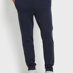Ben Sherman Blue Elasticated Waistband Knitted Regular Fit Trackpants-picture-36