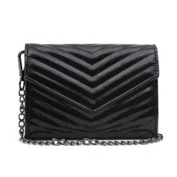 Kazo Black Small Striped Handbag-image-98