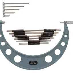 Mitutoyo 104-138 Range 6-12 inch Outside Micrometer with Interchangable Anvils-picture-45