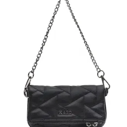 Kazo Black Small Geometric Handbag-image-27