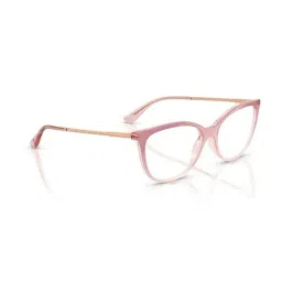 Vogue Eyewear Pink Oval Eye Frames for Women image 3