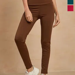 COLOR CAPITAL Women Pack of 3 Skin Fit Antimicrobial Tights-image-27