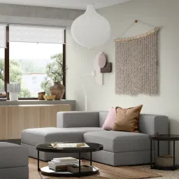 ikea jättebo 2,5-seat mod sofa w chaise longue, left/Tonerud grey image 3