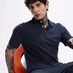 Kook N Keech Men Polo Collar Pure Cotton T-shirt-picture-15