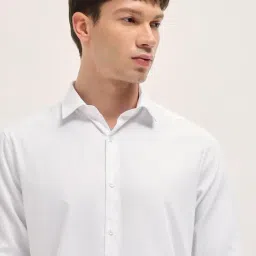 The Bear House White Checked Regular Fit Shirt image 5