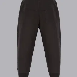 Plum Tree Boys Black Solid Joggers image 2