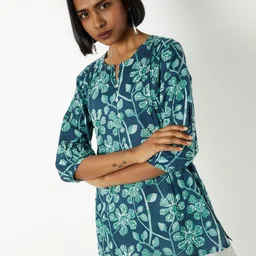 max Women Floral Printed Round Neck Kurti-picture-16