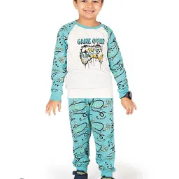 TRESNOVA Boys Printed Cotton Night Suits image 3