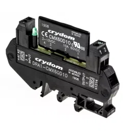 SENSATA/CRYDOM Solid State Interface Relay DRA1 CMX Series 10 V DC Control 8 A Load DIN Rail Mount, DRA1-CMX60D10-picture-25