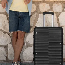 Polo Class Unisex Hard Sided Trolley Bag With Vanity Bag-image-86