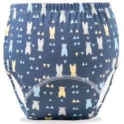 Bembika Babies Cotton Potty Training Pants Full Of Bears  Printed Large  - Blue-picture-19