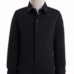 Babyhug Woven Full Sleeves Solid 3 Piece Party Suit With Bow - Red image 5