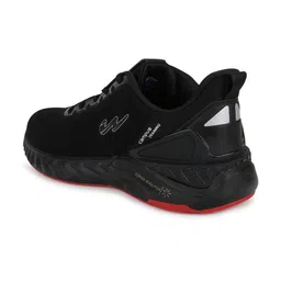 Campus Men Black Mesh Road Running Shoes image 2