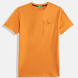 United Colors of Benetton Boys Pure Cotton T-shirt with Chest Pocket-image-51