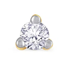 Malabar Gold and Diamonds 18k Yellow Gold & Diamond Nosepin for Women-picture-12