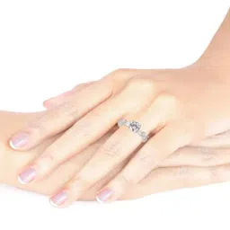 The Real Effect London Statement 92.5 Sterling Silver Ring for Women image 2