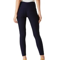 Miss Chase Navy Slim Fit Jeggings image 2