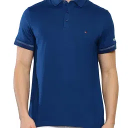 Tommy Hilfiger Deep Indigo Regular Fit Polo T-Shirt-image-84