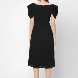 MISH Black Embellished A Line Dress image 2