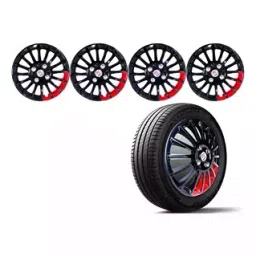 Auto Pearl BR11 Universal Press Type Wheel Cover with Retention Ring For Car (Pack of 4 Pcs)-picture-24