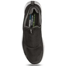 Skechers Men's EQUALIZER 4.0 - BAYLOCK Black Grey Casual Slip On Shoe image 4