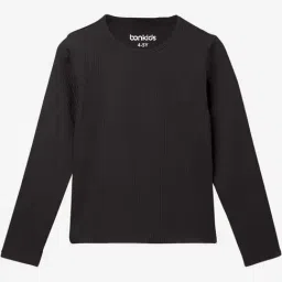 Bonkids Girls V-Neck Raw Edge T-Shirt-image-39