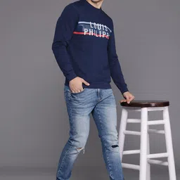Louis Philippe Sport Brand Logo Printed Sweatshirt image 1