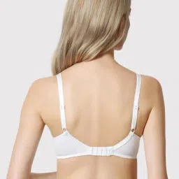 Van Heusen Comfort Fit Anti Bacterial Wireless Solid Bra - White image 2
