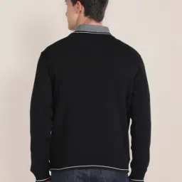 U.S. Polo Assn. Black Regular Fit Printed Sweatshirt image 2