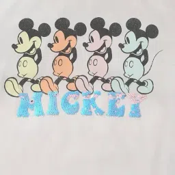 GAP Girls White Regular Fit Graphic Short Sleeves T-Shirt image 3