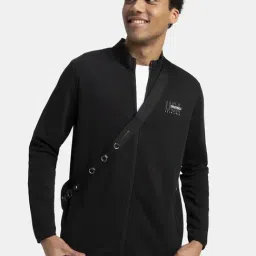 Jockey UM55 Men's Super Combed Cotton Rich Fleece Jacket with StayWarm Technology image 4