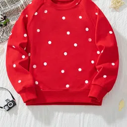 Xsole Girls Graphic Printed Round Neck Pullover Sweater-image-88