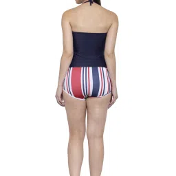 Cukoo Blue Striped Swimwear Tankini image 2