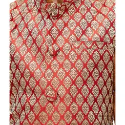 VASTRAMAY Kids Rose Gold Kurta Set image 4