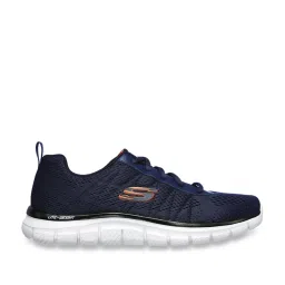 Skechers Men's TRACK - MOULTON Navy Orange Casual Lace Up Shoe image 1