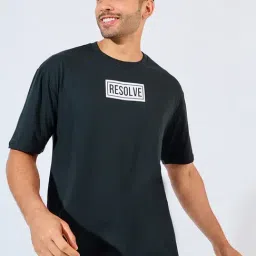 Styli Blue Oversized Printed T-Shirts-image-29