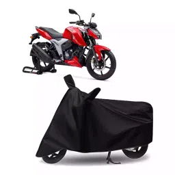 Auto Pearl Bike Cover for TVS Apache (Black)-picture-23