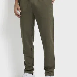 Ben Sherman Green Elasticated Waistband Knitted Regular Fit Trackpants-picture-12