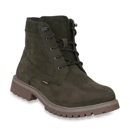 Woodland Men's Olive Derby Boots image 1
